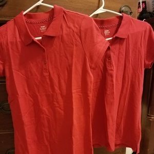 NWT Old Navy girls red polo